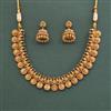 Antique Classic Necklace With Matte Gold Plating