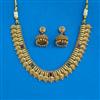Antique Classic Necklace With Matte Gold Plating