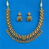 Antique Classic Necklace With Matte Gold Plating