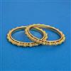 Antique Plain Gold Bangles With Gold Plating