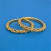 Antique Plain Gold Bangles With Gold Plating