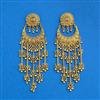 Antique Classic Earring With Matte Gold Plating