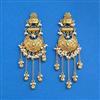 Antique Classic Earring With Matte Gold Plating