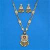 Antique Moti Necklace With Matte Gold Plating
