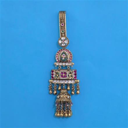 Antique Classic Jhuda With Matte Gold Plating