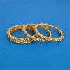 Antique Plain Gold Bangles With Gold Plating