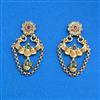 Antique Classic Earring With Matte Gold Plating