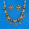Antique Classic Necklace With Matte Gold Plating