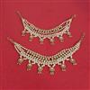 Antique Moti Ear Chain With Gold Plating