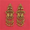 Antique Classic Earring With Matte Gold Plating