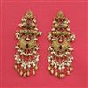Antique Classic Earring With Matte Gold Plating