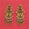 Antique Classic Earring With Matte Gold Plating