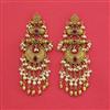 Antique Classic Earring With Matte Gold Plating