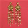 Antique Classic Earring With Matte Gold Plating