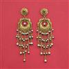 Antique Classic Earring With Matte Gold Plating