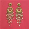 Antique Classic Earring With Matte Gold Plating