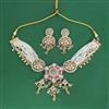 Antique Moti Necklace Set With Gold Plating