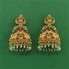 Antique South Indian Earring With Matte Gold Plating