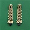 Antique Moti Earring With Mehndi Plating