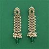 Antique Moti Earring With Mehndi Plating