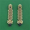 Antique Moti Earring With Mehndi Plating