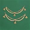 Antique Moti Ear Chain With Gold Plating