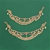 Antique Moti Ear Chain With Gold Plating
