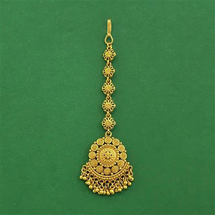 Antique Classic Tikka With Matte Gold Plating