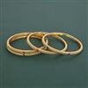 Antique Classic Bangles With Matte Gold Plating