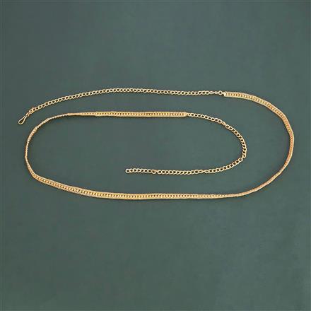 Antique Plain Gold Belt With Gold Plating