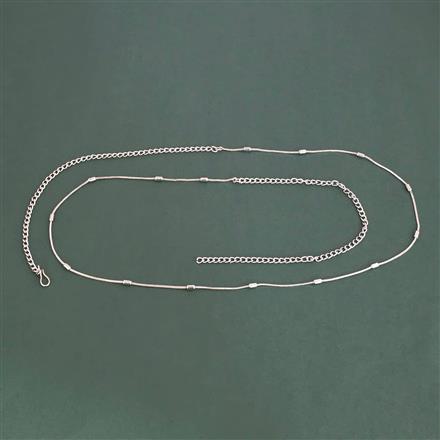 Antique Classic Belt With Rhodium Plating