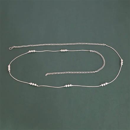 Antique Classic Belt With Rhodium Plating