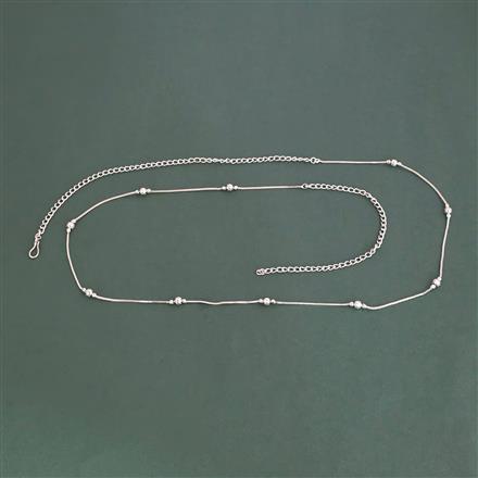 Antique Classic Belt With Rhodium Plating