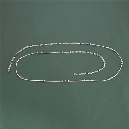 Antique Classic Belt With Rhodium Plating