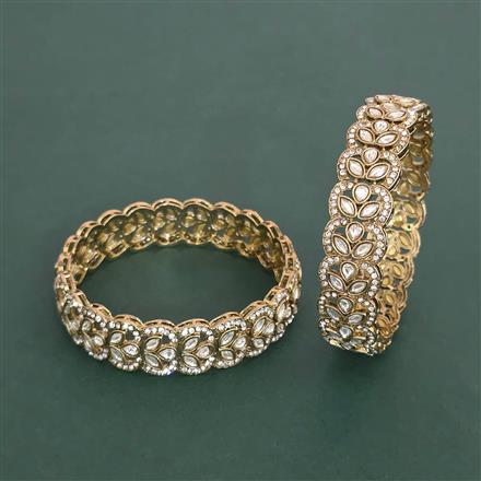 Antique Classic Bangles With Mehndi Plating