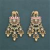 Antique Classic Earring With Matte Gold Plating