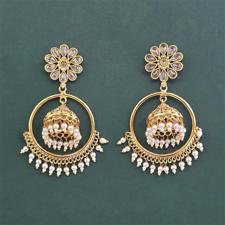Antique Jhumki With Gold Plating