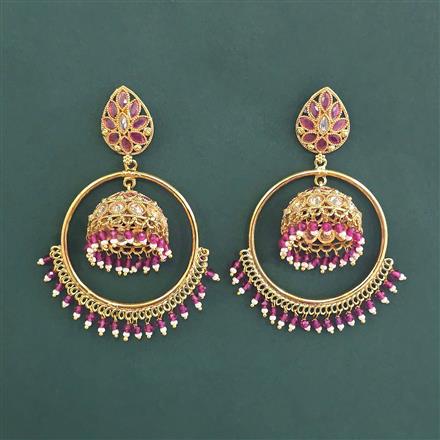 Antique Jhumki With Gold Plating