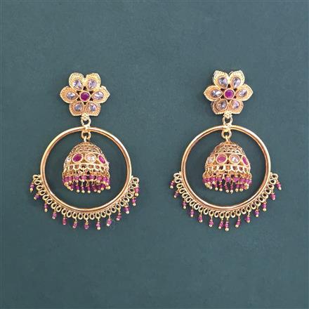 Antique Jhumki With Gold Plating