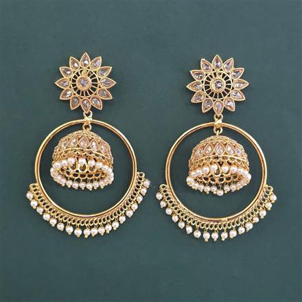 Antique Jhumki With Gold Plating