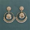 Antique Jhumki With Mehndi Plating
