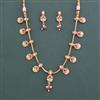 Antique Classic Necklace With Matte Gold Plating