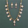 Antique Classic Necklace With Matte Gold Plating