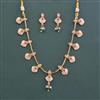 Antique Classic Necklace With Matte Gold Plating