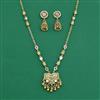 Antique Moti Pendant Set With Gold Plating