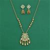 Antique Moti Pendant Set With Gold Plating