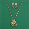 Antique Moti Pendant Set With Gold Plating