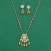 Antique Moti Pendant Set With Gold Plating