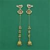 Antique Jhumki With Matte Gold Plating