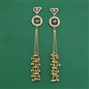 Antique Moti Earring With Matte Gold Plating